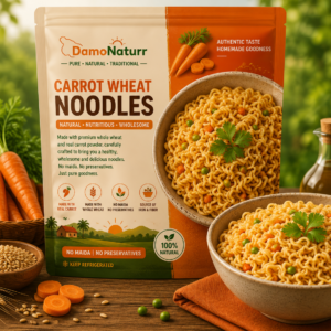 Carrot Wheat Noodles