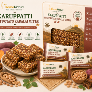 Karuppatti Sweet Potato Kadalai Mittai